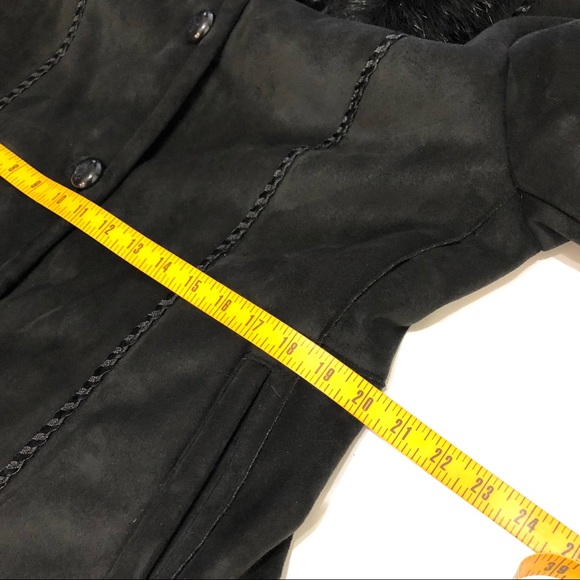 Terry Lewis long black luxury coat - Picture 11 of 16